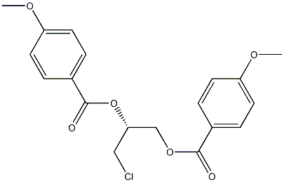 (R)-3-Chloropropane-1,2-diyl Bis(4-methoxybenzoate) 结构式