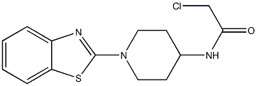 N-(1-(Benzo[d]thiazol-2-yl)piperidin-4-yl)-2-chloroacetamide Structure