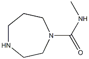 N-Methyl-1,4-diazepane-1-carboxamide Struktur