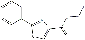 2-苯基-4-噻唑甲酸乙酯,,结构式