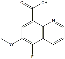  5-fluoro-6-methoxyquinoline-8-carboxylic acid