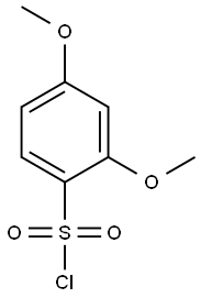 2,4-Dimethoxy-benzenesulfonyl chloride 化学構造式