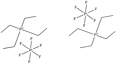 TETRAETHYLPHOSPHONIUM HEXAFLUOROPHOSPHATE 四乙基鏻六氟磷酸盐 结构式