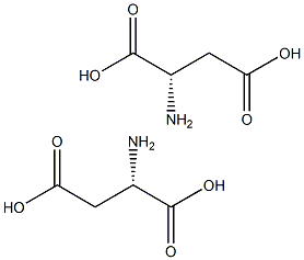 L-ASPARTIC ACID L-天门冬氨酸,,结构式