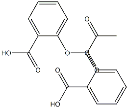 ACETYLSALICYLIC ACID 邻乙酰水杨酸,,结构式