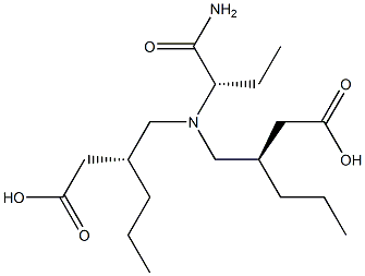 (3R,3'R)-3,3'-((((S)-1-amino-1-oxobutan-2-yl)azanediyl)bis(methylene))dihexanoic acid