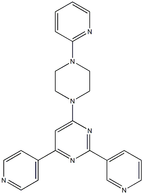 4-PYRIDIN-4-YL-2-PYRIDIN-3-YL-6-(4-PYRIDIN-2-YL-PIPERAZIN-1-YL)-PYRIMIDINE|