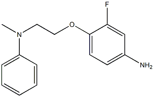 N-[2-(4-AMINO-2-FLUOROPHENOXY)ETHYL]-N-METHYL-N-PHENYLAMINE Structure