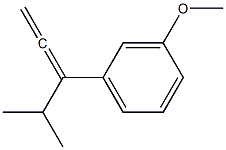 1-(1-ISOPROPYL-PROPA-1,2-DIENYL)-3-METHOXY-BENZENE Structure