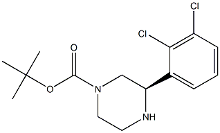 (R)-3-(2,3-DICHLORO-PHENYL)-PIPERAZINE-1-CARBOXYLIC ACID TERT-BUTYL ESTER Struktur