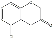 5-氯-3-二氢色原酮 结构式