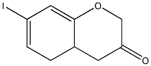 7-iodo-3-dihydrochromanone Struktur