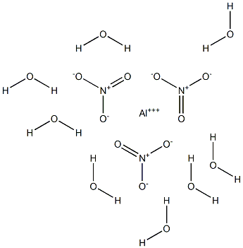 Aluminum nitrate octahydrate,,结构式