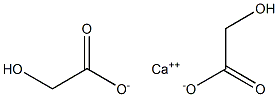 Calcium glycolate Structure