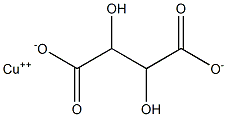 Copper(II) tartrate 化学構造式