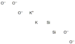 Dipotassium disilicon pentaoxide Structure