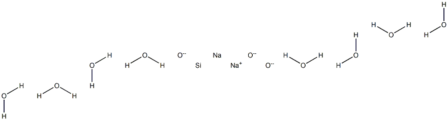 Disodium silicon trioxide octahydrate Structure