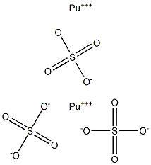 Plutonium(III) sulfate Structure