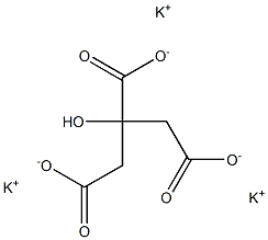 Potassium citrate 结构式