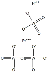Praseodymium(III) tungstate Struktur