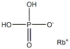 Rubidium dihydrogen orthophosphate 化学構造式