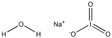 Sodium iodate monohydrate Struktur