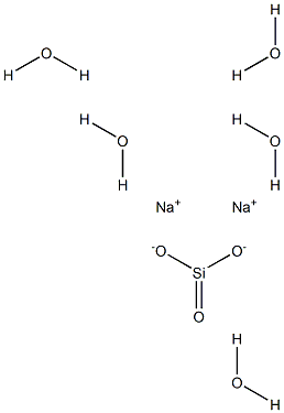 Sodium metasilicate pentahydrate Structure