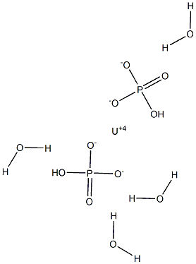 Uranium(IV) hydrogen orthophosphate tetrahydrate Structure