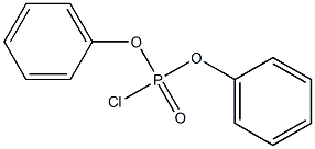 Diphenylphosphoryl chloride Struktur