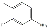 3-fluoro-4-iodoaniline 化学構造式