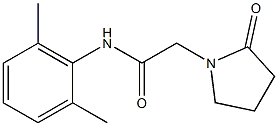 N-(2,6-dimethylphenyl)-2-oxo-1-pyrrolidineacetamide Structure