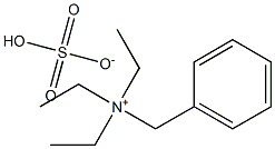 苄基三乙基硫酸氢铵,,结构式