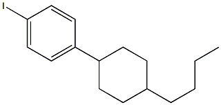 4-(4'-Butylcyclohexyl)-1-iodobenzene Structure