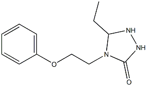 5-ethyl-4-(2-phenoxyethyl)-hydro-1,2,4-triazole-3-(4H)-one|5-乙基-4-(2-苯氧乙基)-氢-1,2,4-三氮唑-3-(4氢)-酮