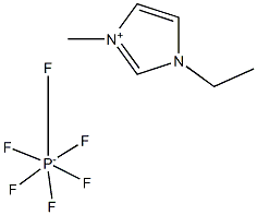 1-乙基-3-甲基咪唑六氟磷酸盐 结构式