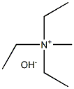 Methyltriethylammonium hydroxide Struktur