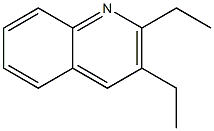 2,3-diethyl quinoline Struktur