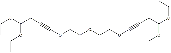 Diethoxybutynyl glycol ether Structure