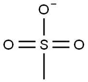 Methyl sulfonate Struktur