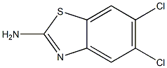 2-amino-5,6-dichlorobenzothiazole Struktur