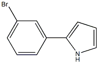 3-(N-四氢吡咯基)溴苯,,结构式