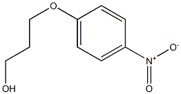 3-(4-硝基苯氧基)丙醇, , 结构式