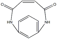 N,N'-M-phenylene maleic acid amide Structure