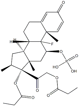 Betamethasone phosphate Structure