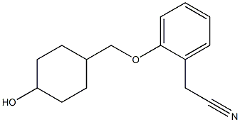 1-cyclohexanol-4-methoxyphenyl acetonitrile Structure