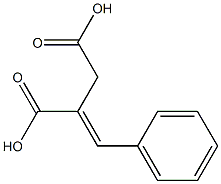 2-亚苄基琥珀酸 结构式