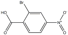 2-溴-4-硝基苯甲酸,,结构式