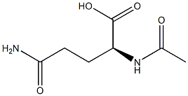 N-acetyl-L-glutamine 化学構造式