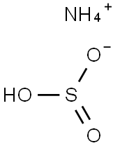 Ammonium bisulfite solution 化学構造式