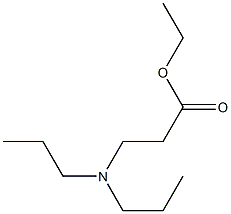 Ethyl-B-dipropylaminopropionate 化学構造式